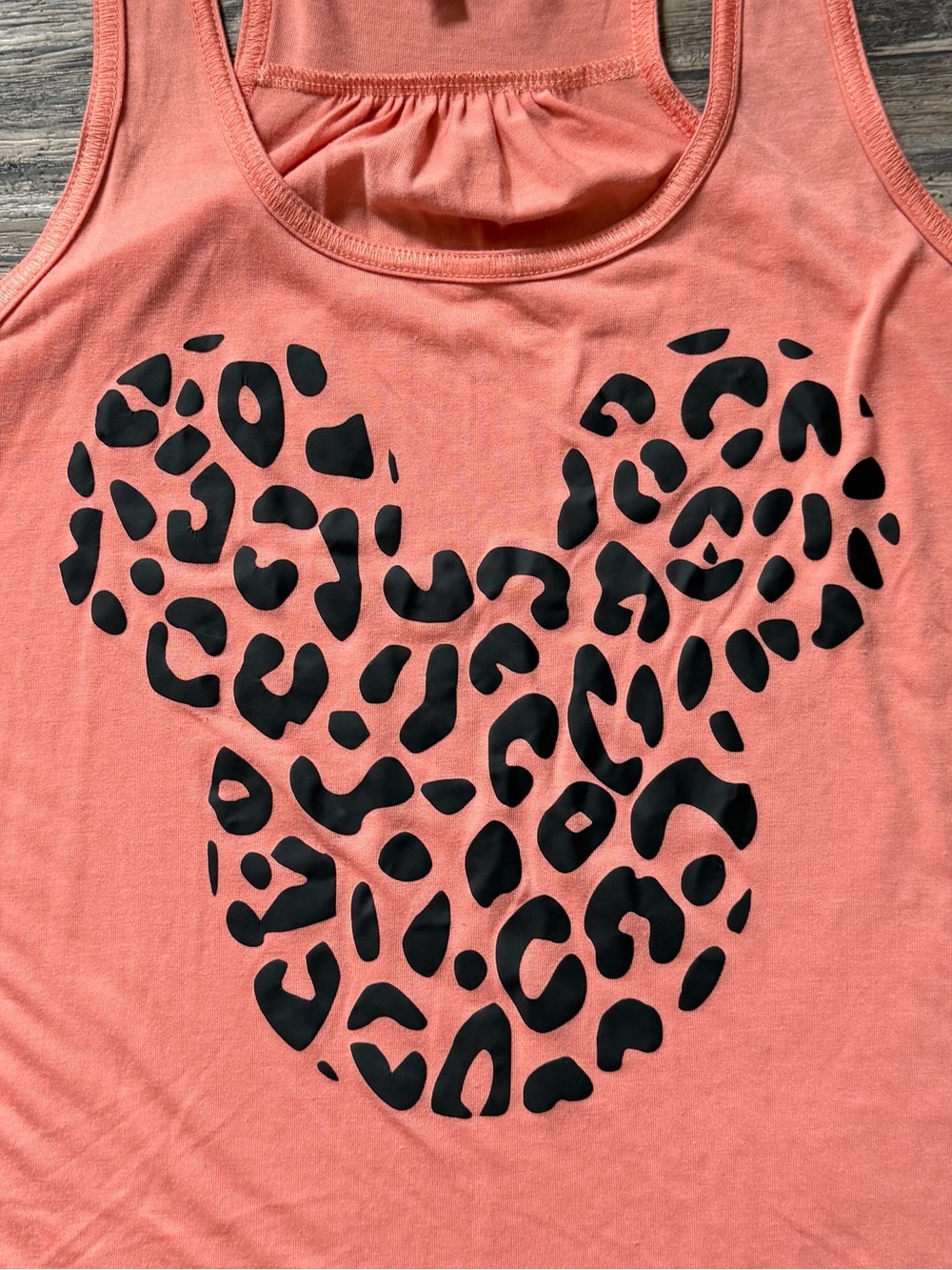 Bella + Canvas Mickey shape cheetah print flowy racerback tank top women’s 2x - Picture 2 of 8